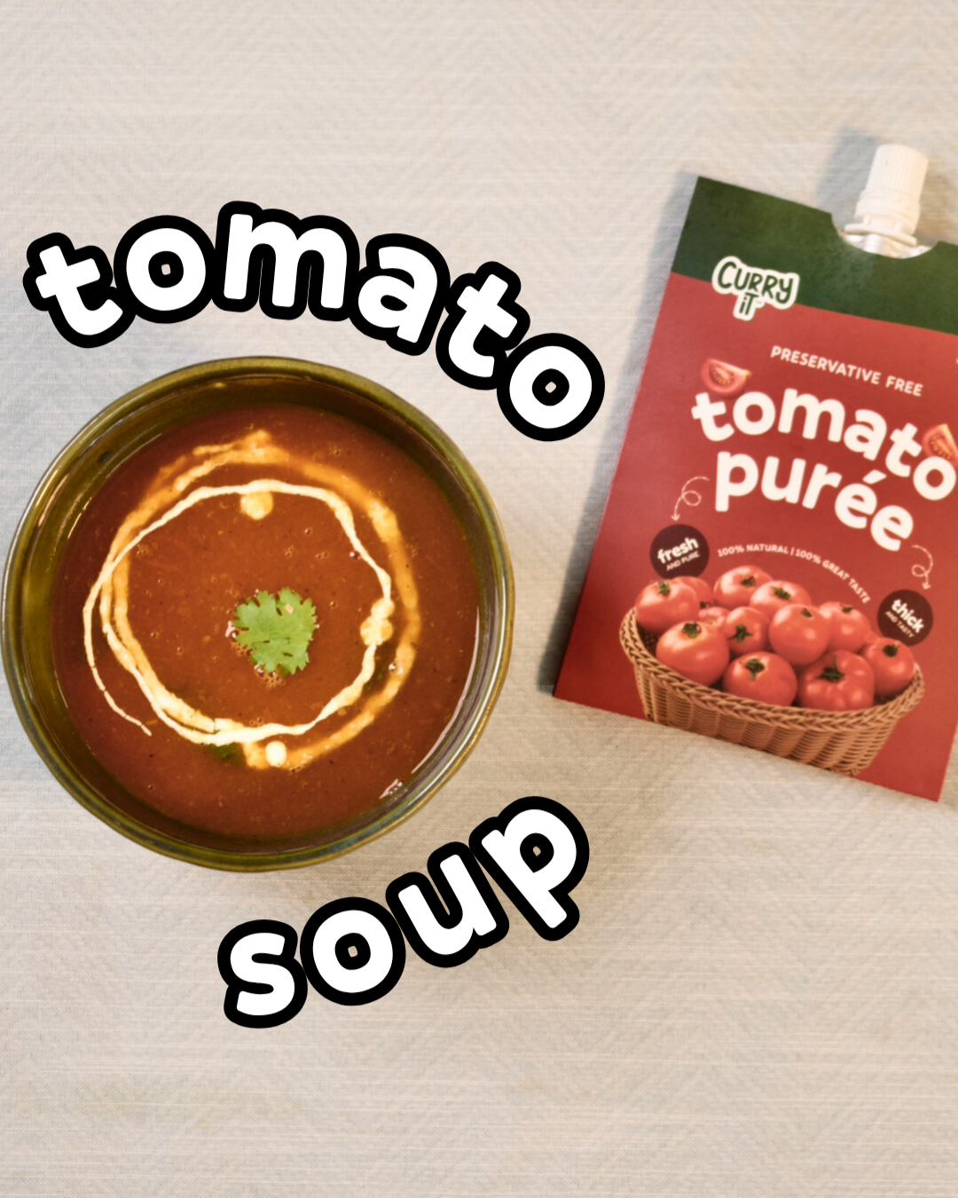 Creamy Tomato Soup - Comfort Served In A Bowl in Minutes!