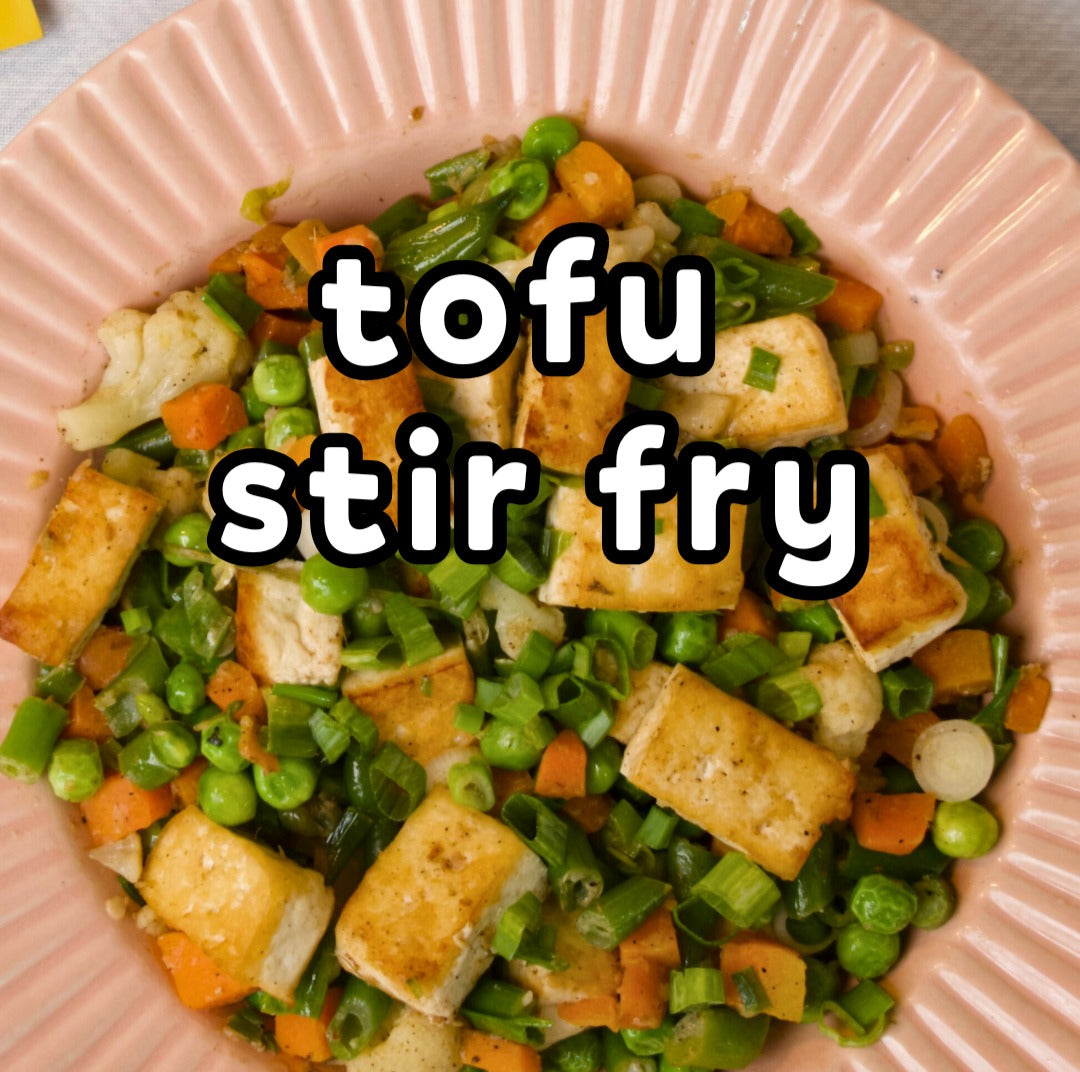 Tofu Stir-Fry (using CURRYiT preservative free ginger garlic paste)