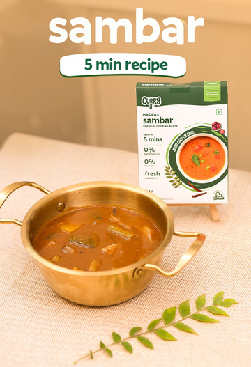 Easy Madras Sambar Recipe : How to Make Authentic Madras Sambar Quickly at Home