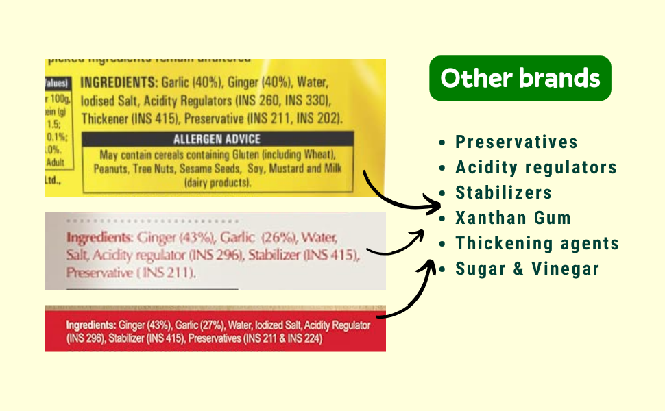 Rani Ginger Garlic Cooking Paste 10.5oz (300g) Glass Jar ~ Vegan