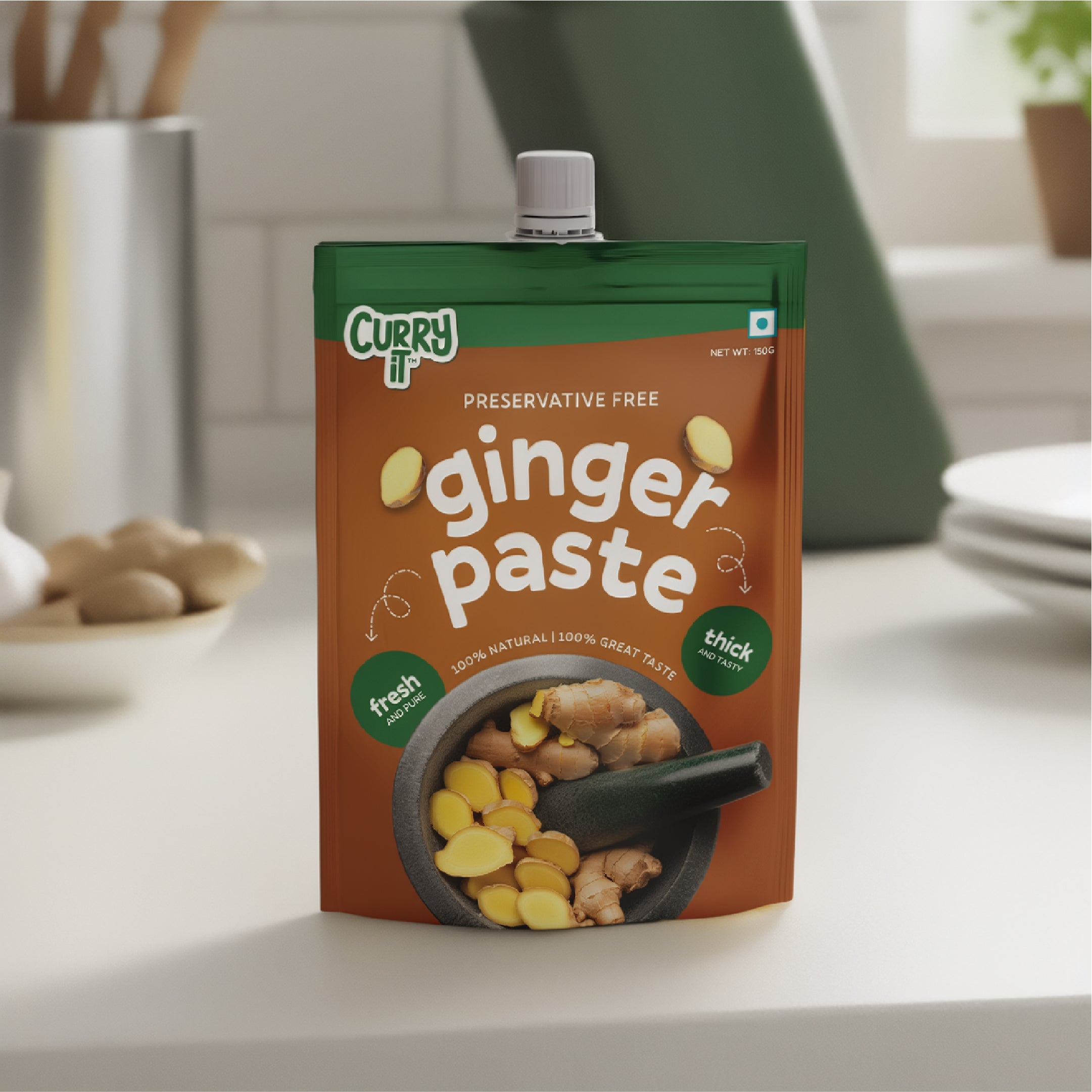preservative free ginger paste - combo pack
