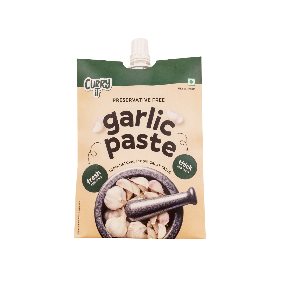 preservative free garlic paste - combo pack