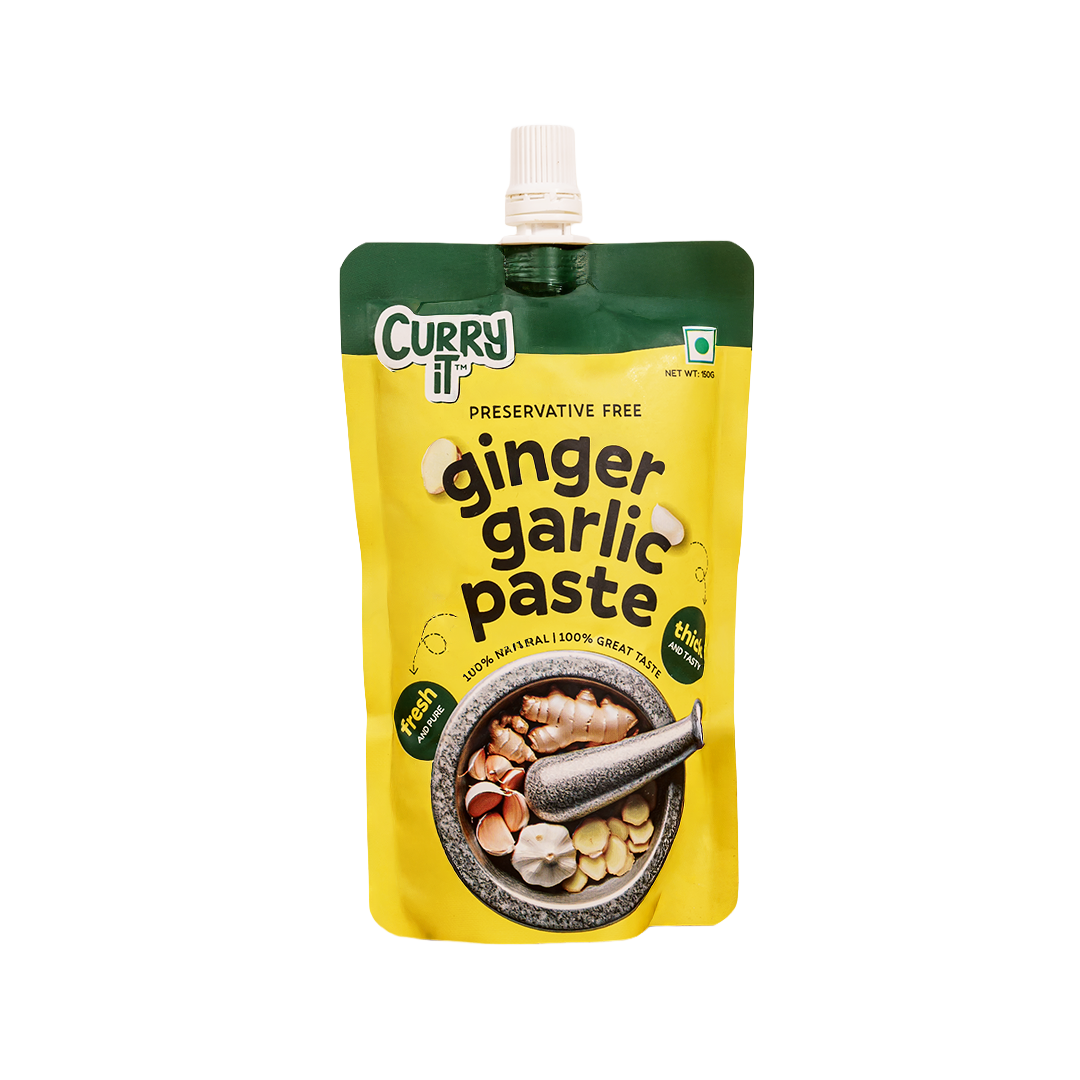 preservative free ginger garlic paste - combo pack